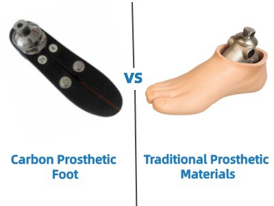 탄소섬유 의족과 기존의 의족 재료 비교